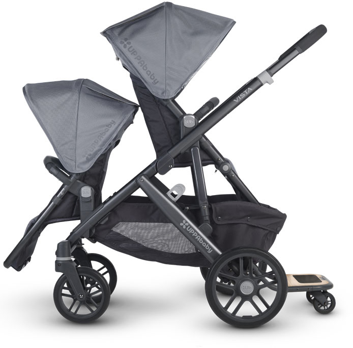 Uppababy Vista can take up to 3 children! 